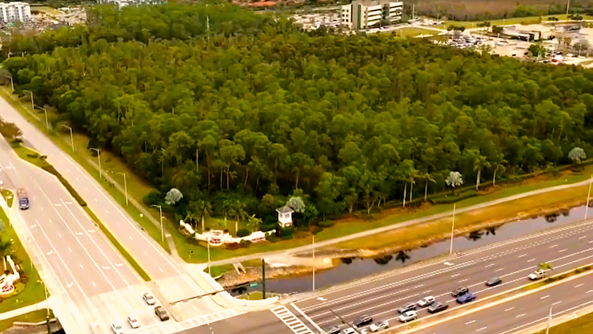 Costco South Naples site - WINK News drone image