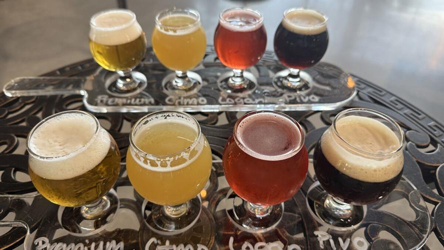 Beer flight at Resurgence Brewing Fort Myers