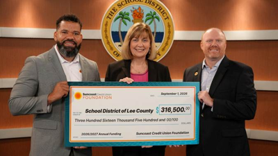 Suncoast awards $316,500 to Lee County schools