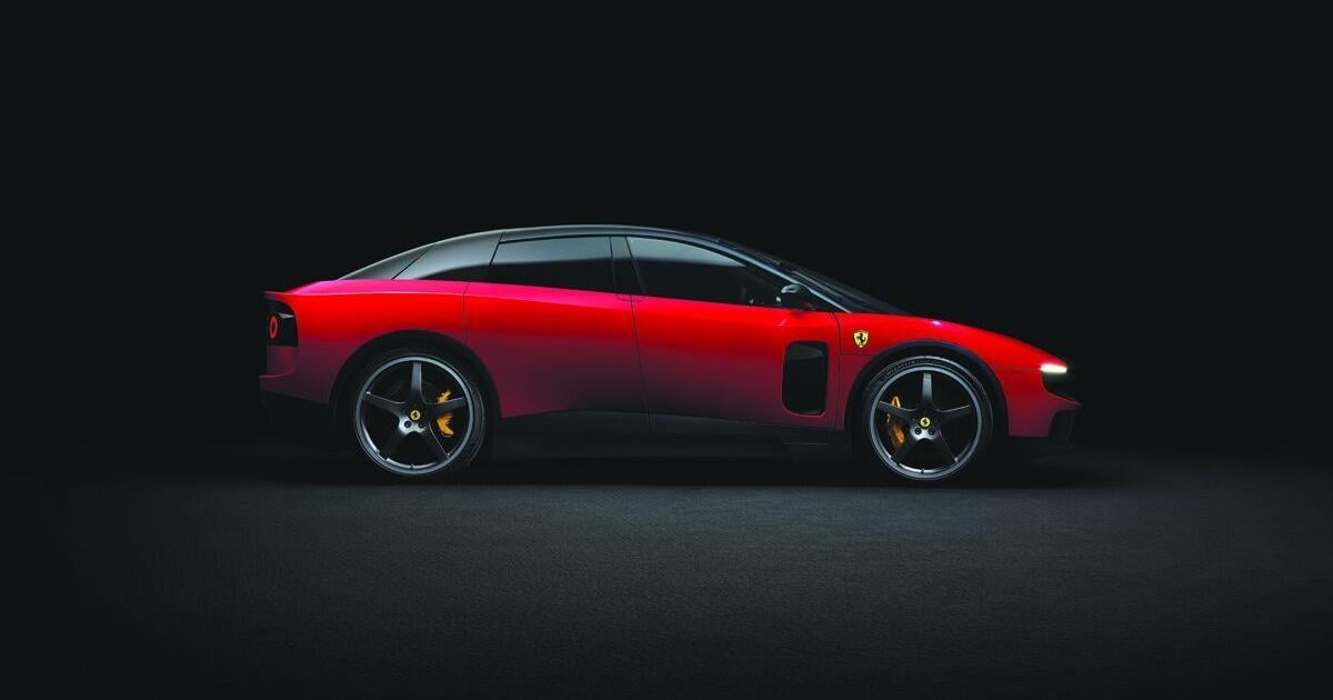 Ferrari's first EV signals new era from Naples showroom