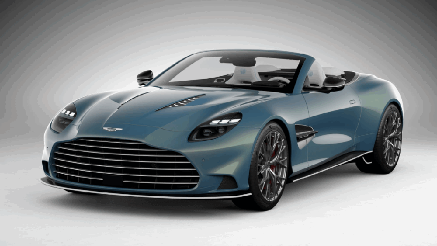 A one-of-a-kind 2026 Aston Martin Vanquish Volante convertible is offered as a live auction lot at the Naples Winter Wine Festival on Jan. 31, 2026, paired with a VIP driving experience and luxury stay in Miami.