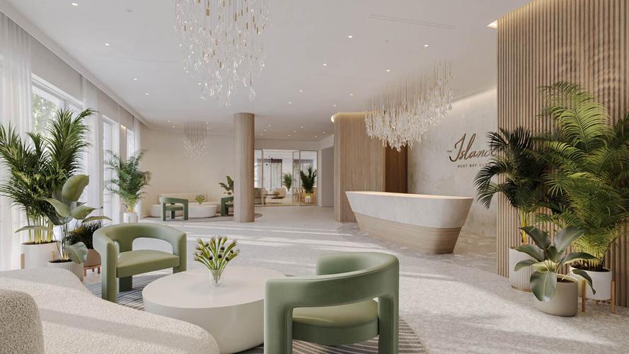 Renderings showcase luxury residences and amenities at The Island at West Bay Club