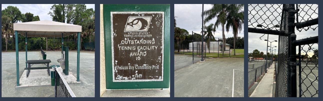 Current PB Community Park Tennis courts