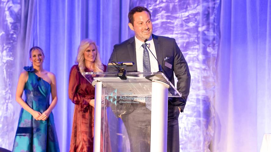 Ryan Carter accepts JA Hall of Fame honor