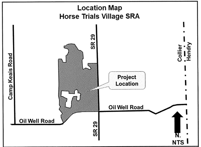 Horse Trials Village Location Map
