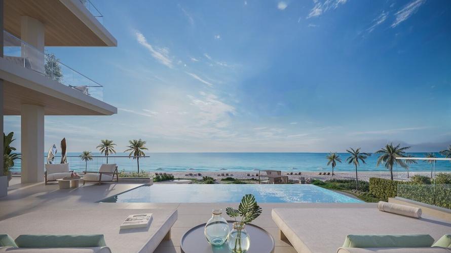 Beachfront Villas at Olana Naples Residence Beachfront Villa Terrace