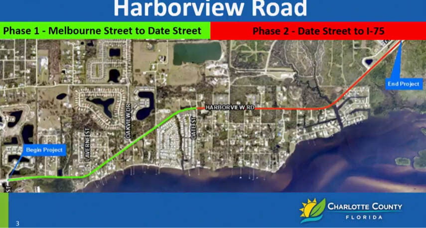 Charlotte County outlines Harborview Road widening projects