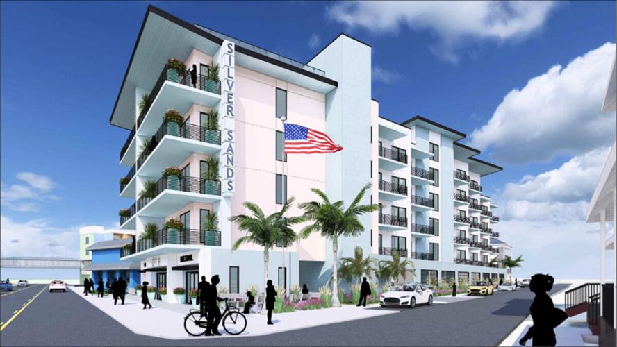 Rendering shows proposed Silver Sands Resort