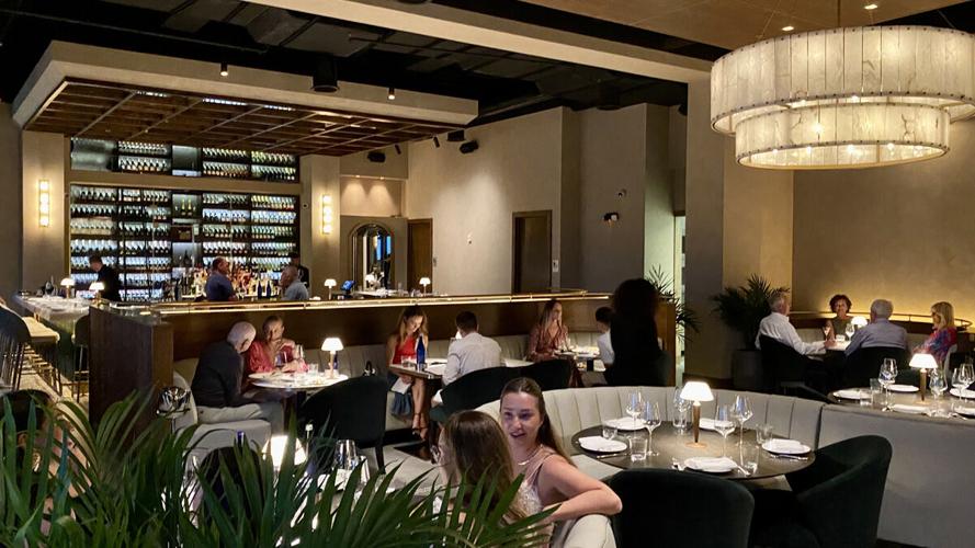 Ce Soir dining room and bar area