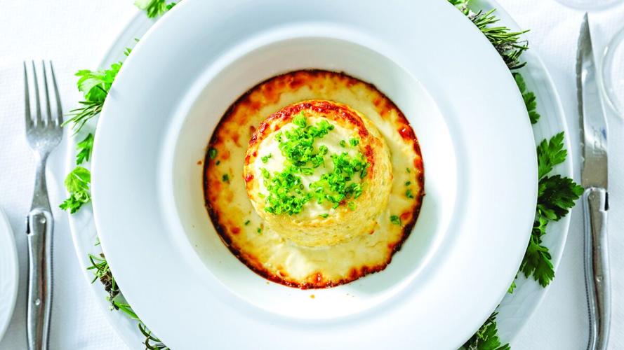 Sails is known for its signature cheese soufflé