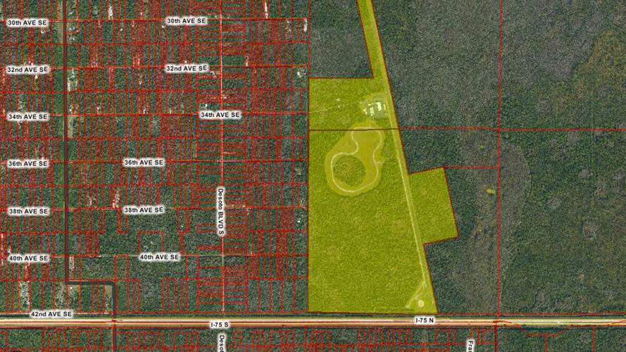 Map shows former Ford testing facility in Collier