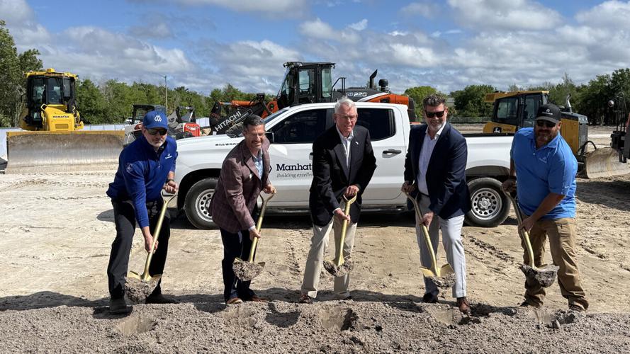 Leaders break ground on Manhattan Lee HQ