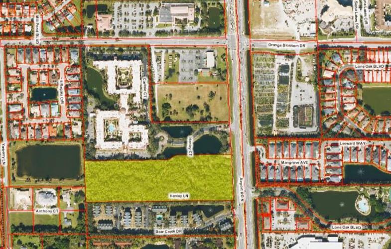 The Henley Naples locator map