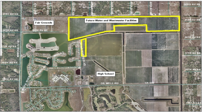 NE facilities map of area