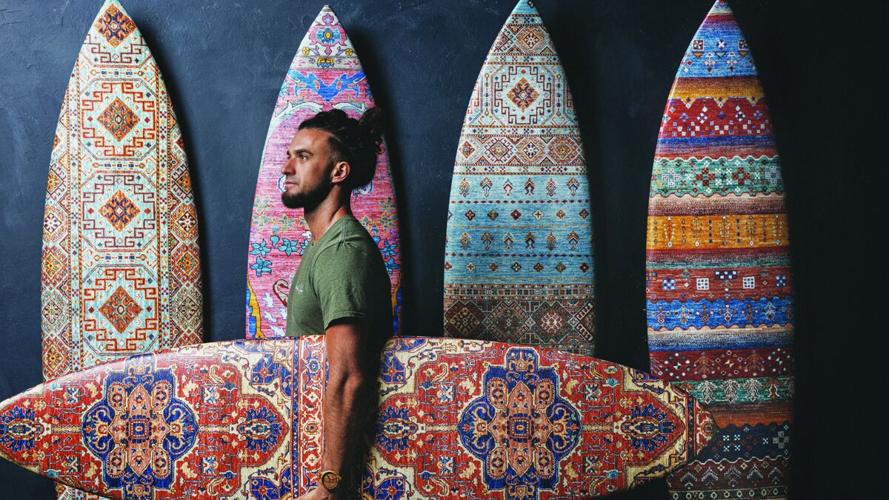 Brandon Bowe blends surf culture with fine art