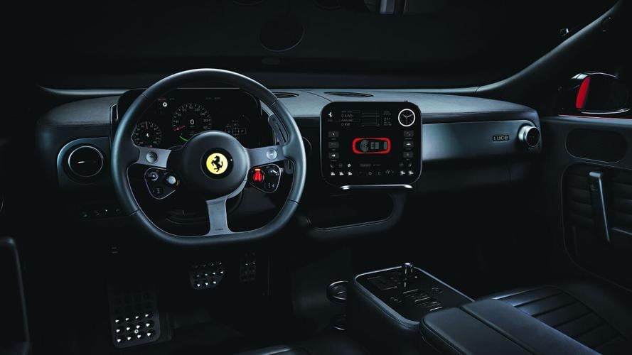 Ferrari Luce interior embraces modern design