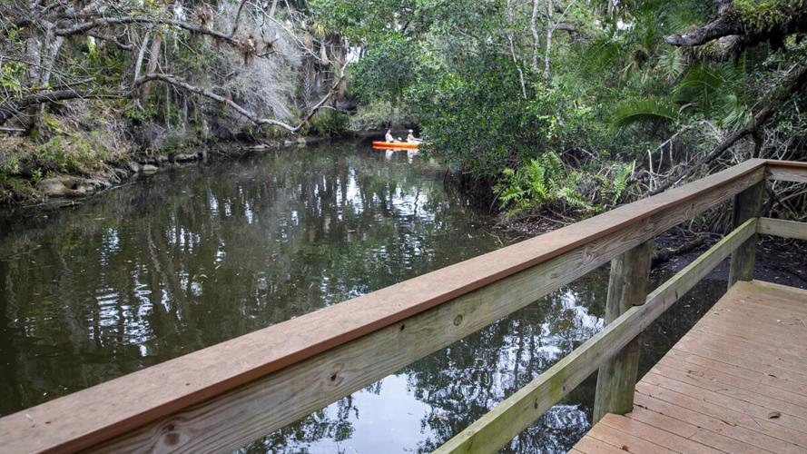 Boardwalk offers river views at preserve