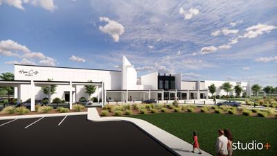 Rendering shows future Hope City Church campus