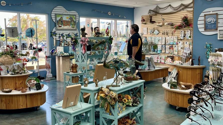 Interior of Beach Bums Coastal Gifts & Decor