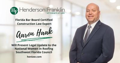 Aaron Haak to Present Roofing Industry Legal Update