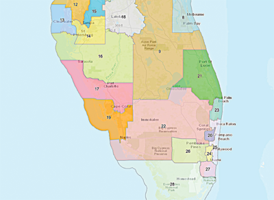 Florida congressional redistricting map