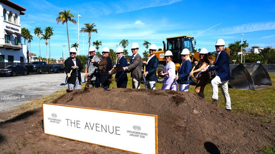 Developers and project partners break ground Jan. 22 on The Avenue, a 4.3-acre luxury mixed-use development planned just east of Four Corners in downtown Naples.