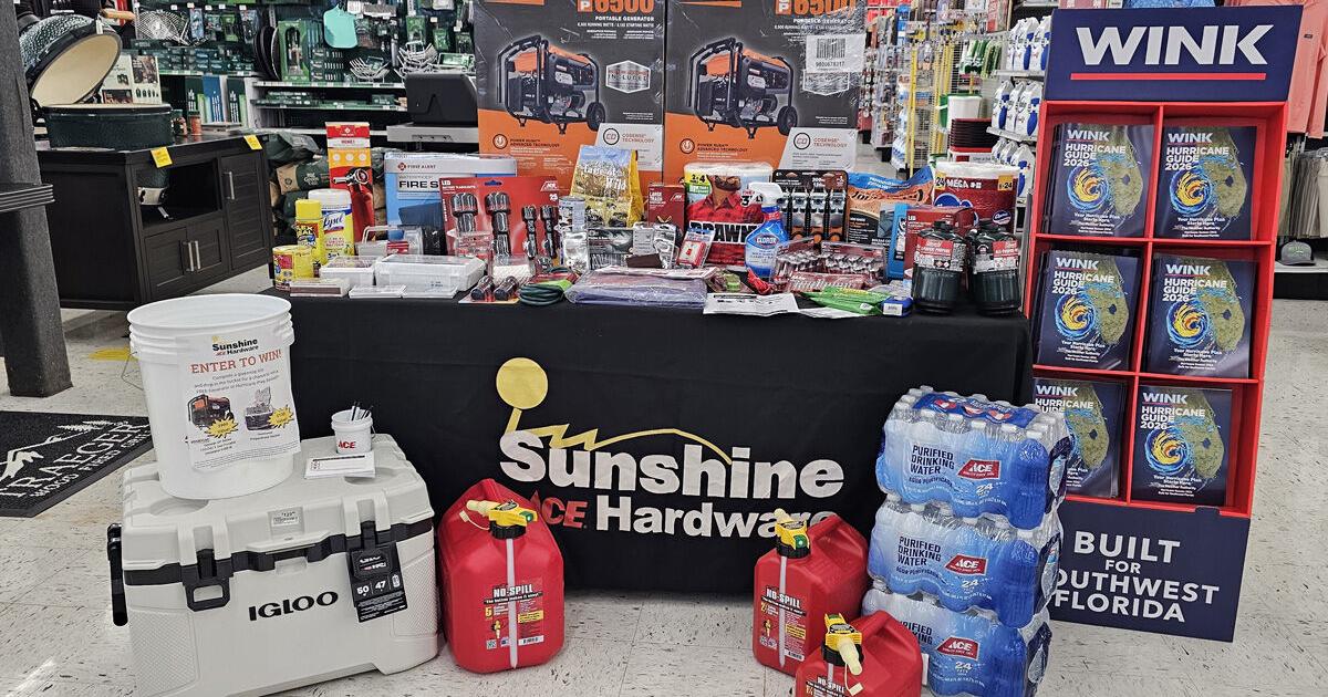 Sunshine Ace launches hurricane preparedness displays