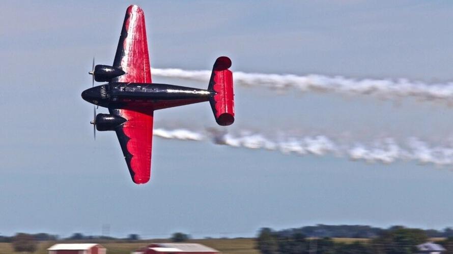Air Show OIct. 30 Matt Younkin and his Twin Beech 18