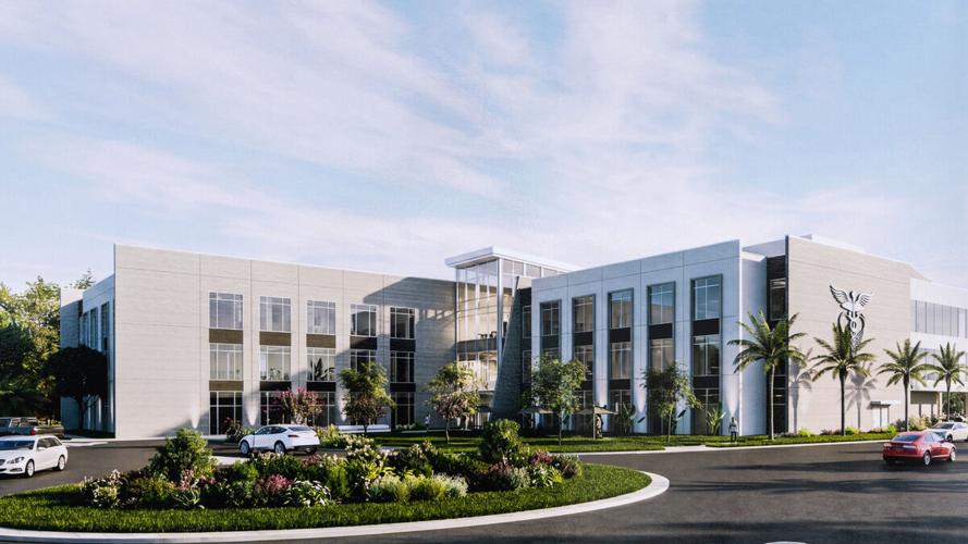Rendering shows planned medical school campus