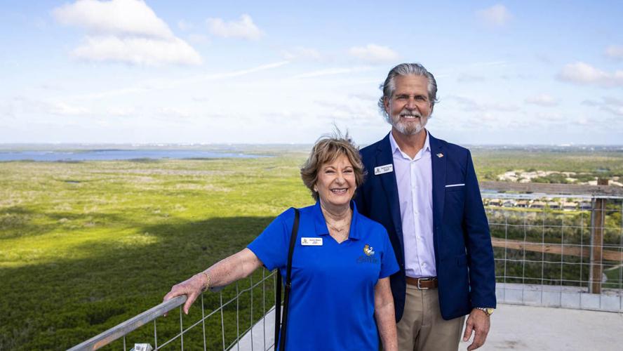 Estero leaders tour The Island at West Bay Club tower