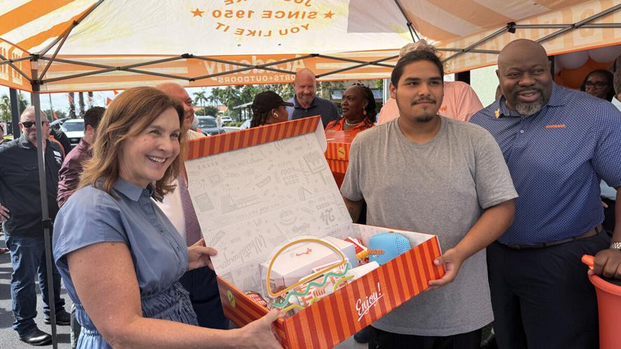 Whataburger CEO welcomes first Fort Myers customer