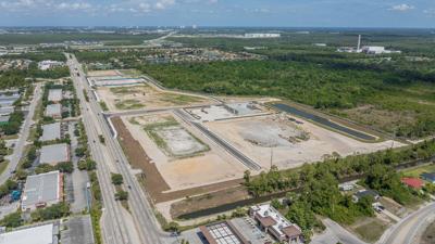 Aerial view of Stonewood Crossing development site