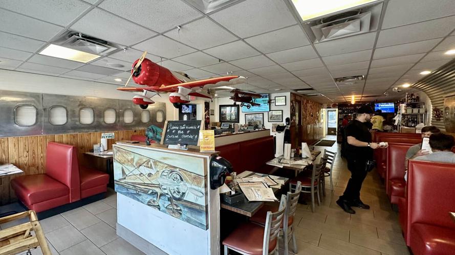 Aviation theme defines original Brooks Burgers