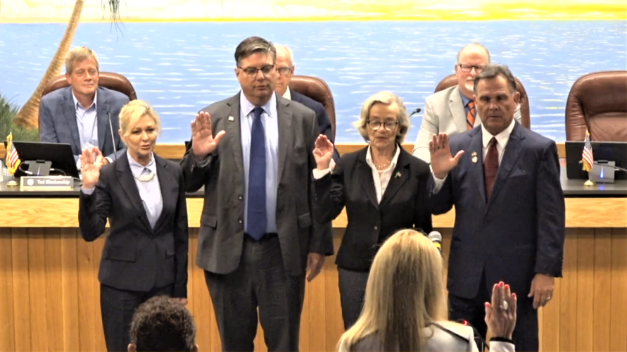 Naples City Council swearing in 2024