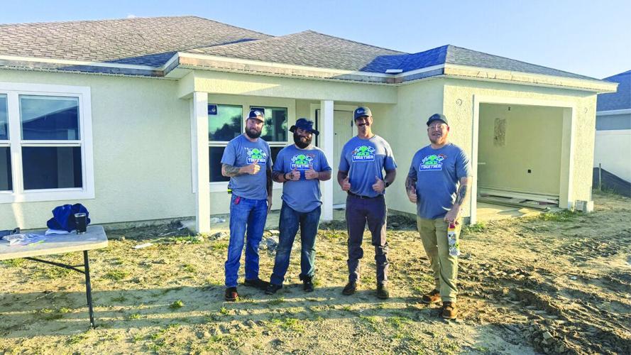 Alpha Foundations team builds local homes