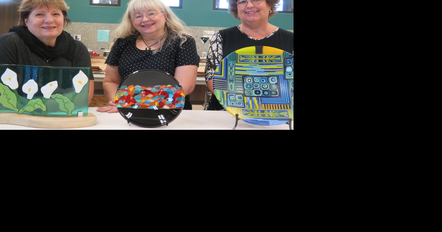 GLASS ARTISTS WITHIN: Trio shares joy, beauty, friendship | Get Out ...