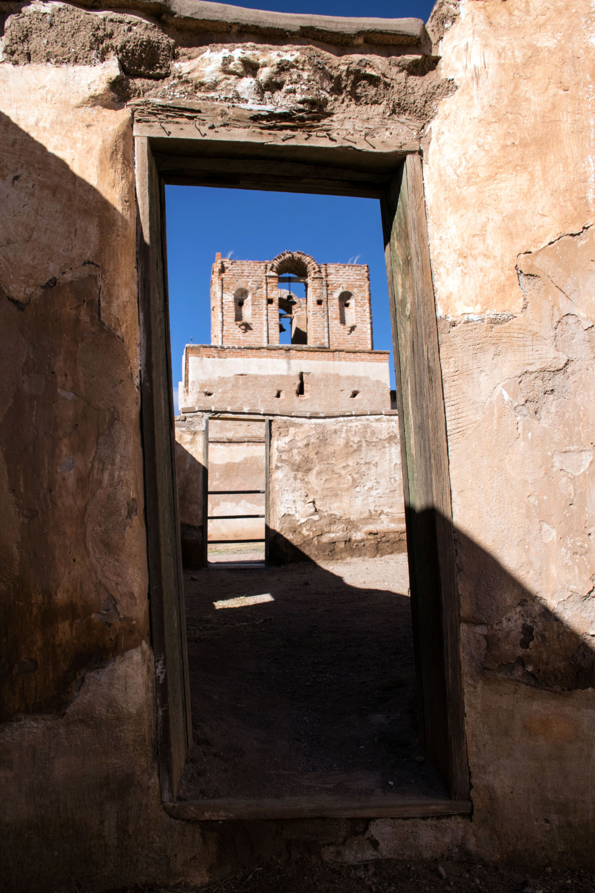 Inside Tumacacori mission