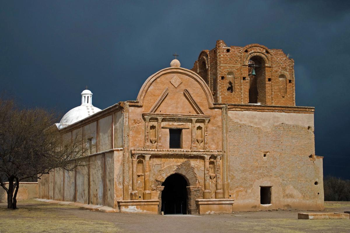 Storm over Tumacacori