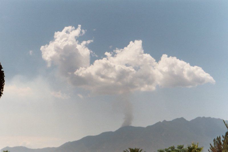 Fire in the Santa Ritas, 2005