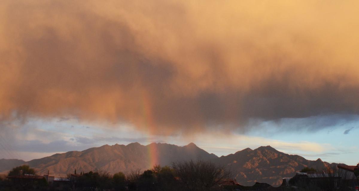 Rainbow sunset