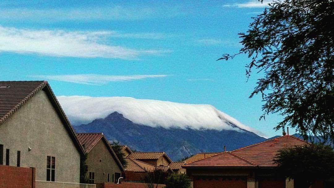 Cloud-snow over the Santa Ritas
