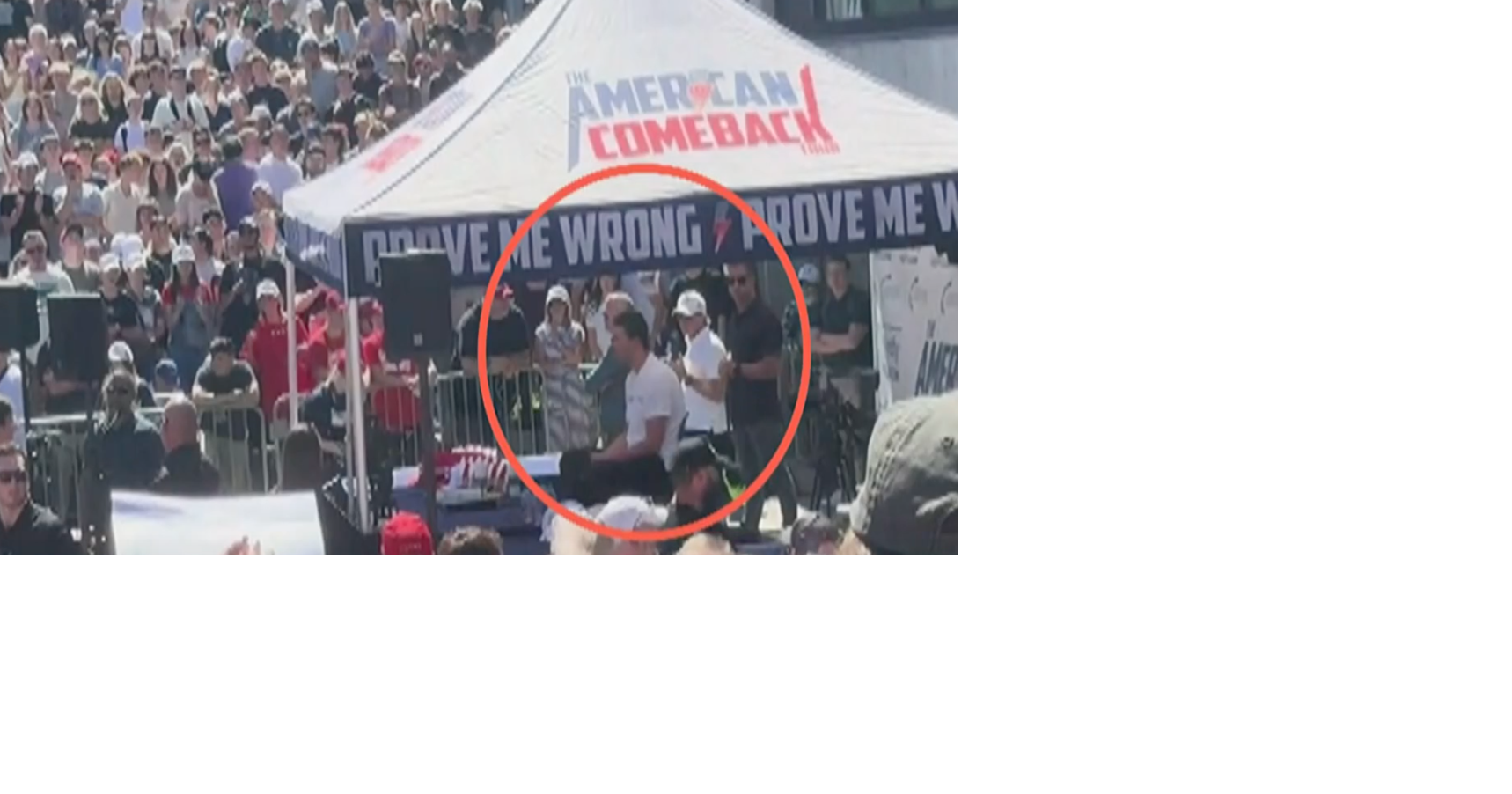 Charlie Kirk killed at Utah university, person of interest being questioned