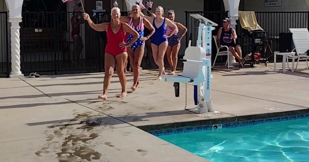 Aquabelles rehearse for America's 250th birthday performance