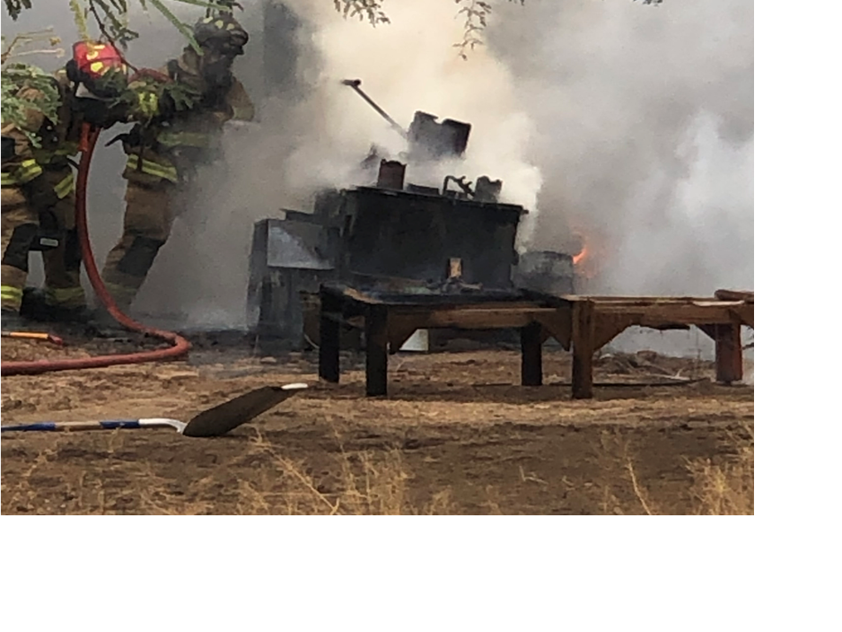 Tar kettle catches fire, burns man Local News Stories