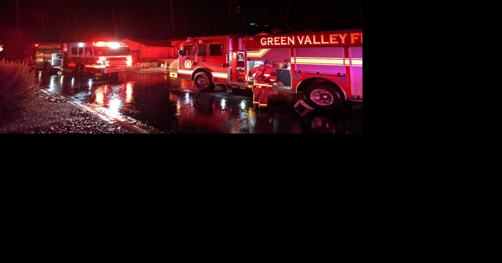 Heavy storm causes flooding, fires in Green Valley area | Local News ...