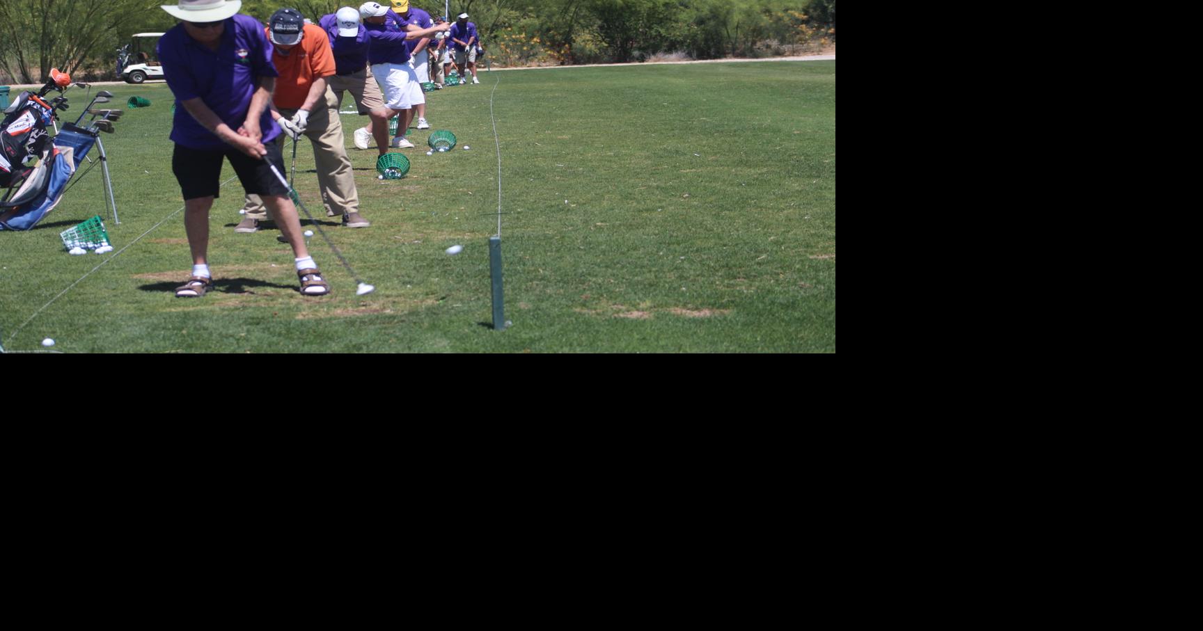 GOING 'FORE' IT Annual blind golf tournament returns Get Out