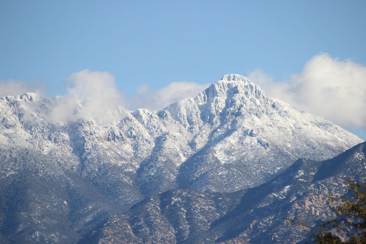 Mountain and clouds