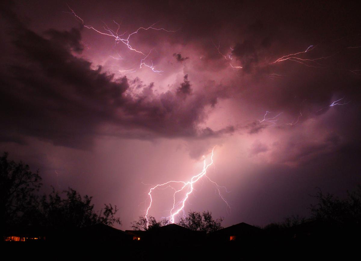 Backyard lightning