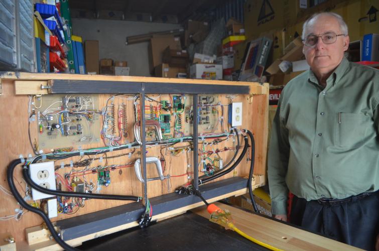 Out of the basement His model trains run through Philly, history