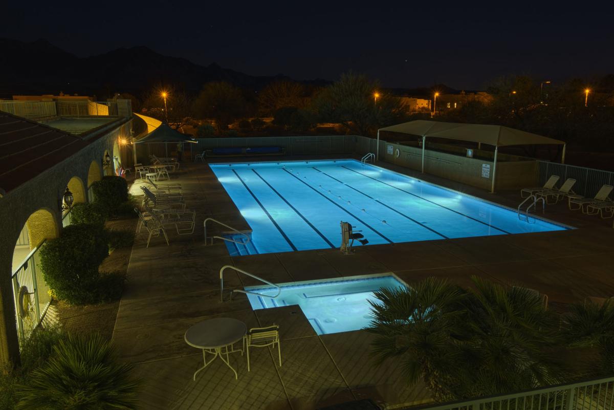 Pool by night